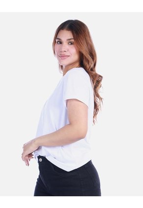 Camiseta Básica Para Mujer Manga Corta