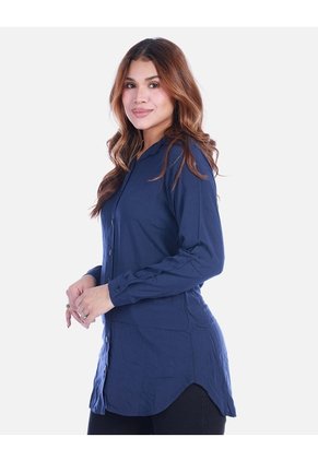 Maxicamisa Manga Larga Para Mujer