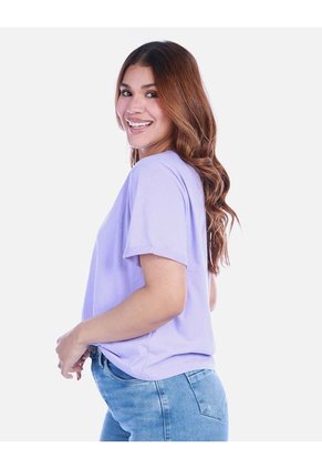 Camiseta Básica Para Mujer Manga Corta