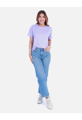 Camiseta Básica Para Mujer Manga Corta