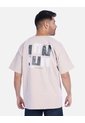 Camiseta Oversize Para Hombre Manga Corta Con Estampado Tipográfico de Arequipe moda dulce
