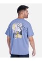 Camiseta Oversize Para Hombre Manga Corta Con Estampado Gráfico de Arequipe moda dulce