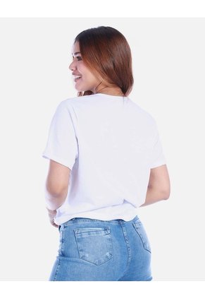 Camiseta Básica Para Mujer Manga Corta