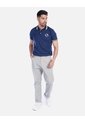Camiseta Tipo Polo Para Hombre Manga Corta - Azul Marino Con Contraste de Arequipe moda dulce