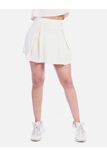 Falda Pantalón Deportiva Para Mujer Con Prenses Y Tiro Alto