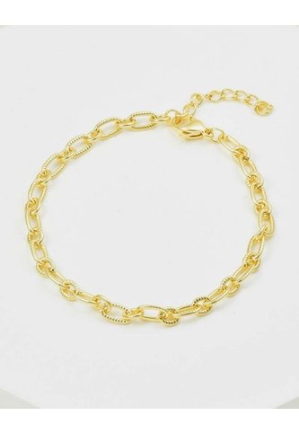 Pulsera De Cadena Texturizados En Rodio Arequipe moda dulce