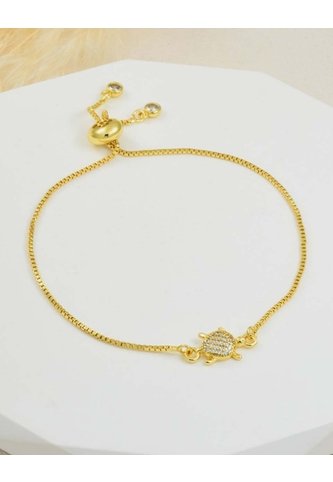 Pulsera Con Dije De Tortuga En Rodio Arequipe moda dulce