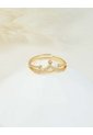 Anillo Ajustable Diseño Corona Con Zircones de Arequipe moda dulce