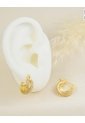 Aretes Doble Aro En Rodio de Arequipe moda dulce
