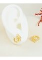 Aretes Con Diseño De Flor En Rodio de Arequipe moda dulce