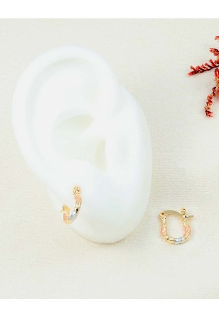 Aretes En Rodio Para Niña