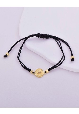 Pulsera Con Medalla Dorada Arequipe moda dulce