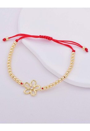 Pulsera De Cadena Con Corazón Dorado