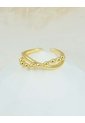 Anillo Ajustable Cruzado Con Esferas Para Mujer de Arequipe moda dulce