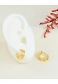 Aretes Con Diseño De Aros En Rodio de Arequipe moda dulce
