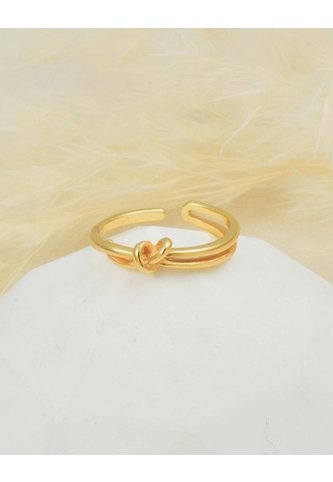 Anillo Ajustable Con Nudo Minimalista Para Mujer Arequipe moda dulce