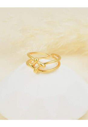Anillo Ajustable Con Nudo Para Mujer