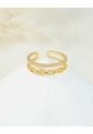 Anillo Ajustable Doble Banda Con Zircones Para Mujer de Arequipe moda dulce