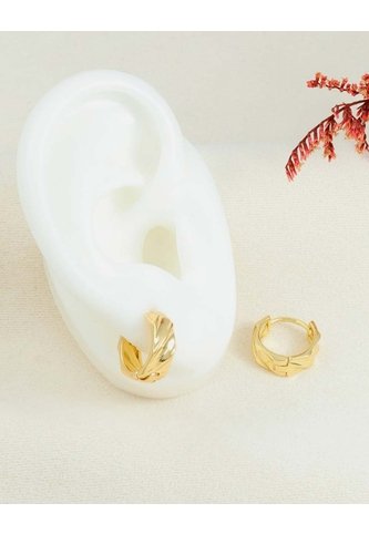 Aretes En Rodio Con Diseño Grabado Arequipe moda dulce