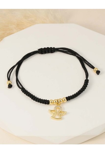Pulsera Ángel Hilo Negro