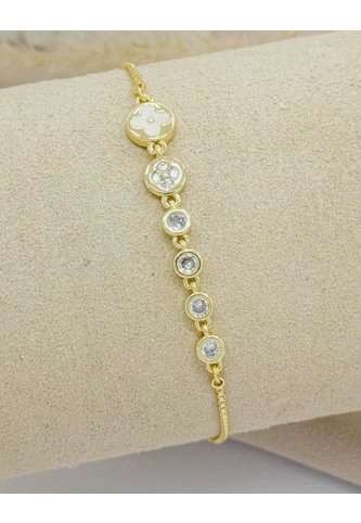 Pulsera Ajustable Con Circonias Arequipe moda dulce