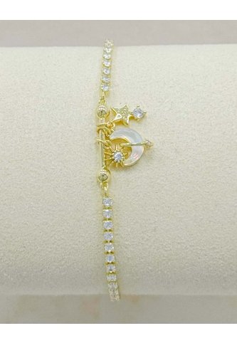 Pulsera Ajustable Luna Y Estrellas Arequipe moda dulce