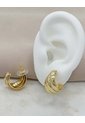 Aretes Geométricos Texturizados de Arequipe moda dulce