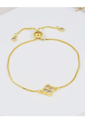 Pulsera Flor Con Circonias Arequipe moda dulce