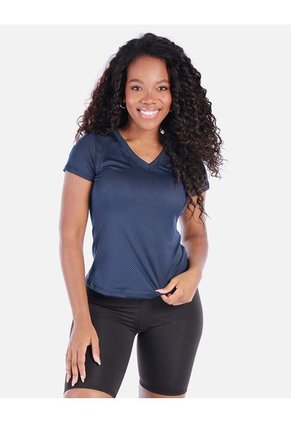 Camiseta Deportiva Cuello V Mujer
