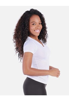 Camiseta Deportiva Cuello V Mujer