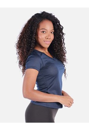 Camiseta Deportiva Cuello V Mujer