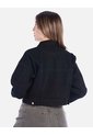Chaqueta De Algodón Negra Corta Mujer de Arequipe moda dulce