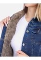 Chaqueta Jean Con Cuello Ovejera de Arequipe moda dulce