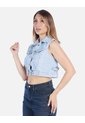 Chaleco De Jean Corto Para Mujer de Arequipe moda dulce