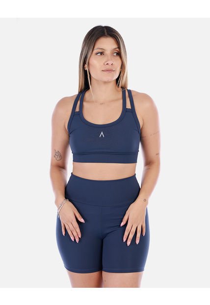 Top Deportivo De Mujer Con Tirantes Dobles