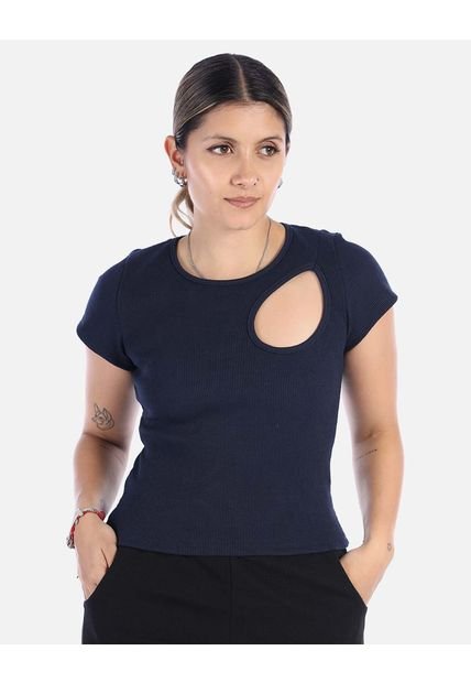 Cecil Camiseta Básica Acanalada Para Mujer – Ajuste Cómodo Y Cuello Redondo