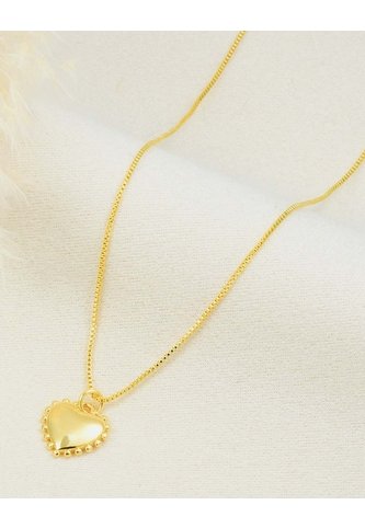 Cadena Con Dije Corazón Abombado Arequipe moda dulce