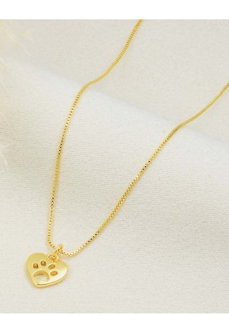 Cadena Con Dije Corazón Huella Arequipe moda dulce