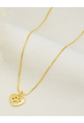 Cadena Con Dije Corazón Huella