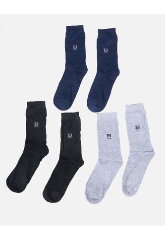 Pack X3 Medias Largas Para Hombre Unicolor Arequipe moda dulce