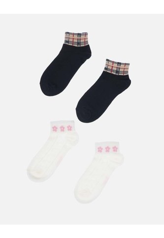 Pack X2 De Medias De Corte Tobillero Arequipe moda dulce