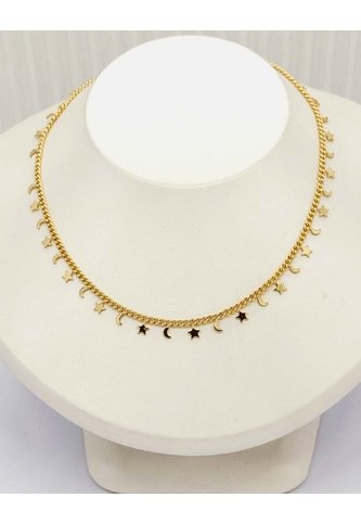 Gargantilla Con Dije De Corazones En Dorado Arequipe moda dulce
