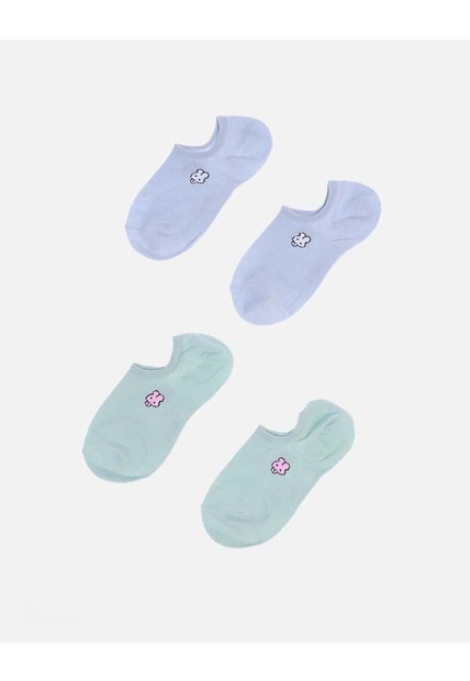 Medias Taloneras Para Mujer Set X2