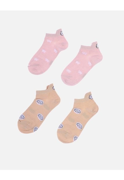 Medias Tobilleras Para Mujer Set X2