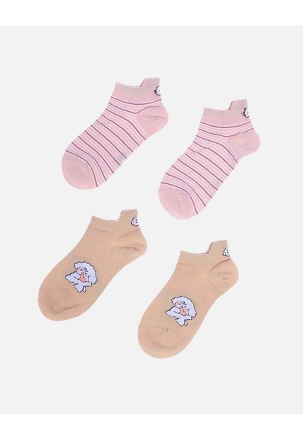 Medias Tobilleras Para Mujer Set X2