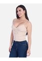 Blusa Tipo Corsé Con Escote En V Y Tiras Graduables de Arequipe moda dulce