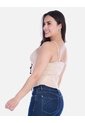 Blusa Tipo Corsé Con Escote En V Y Tiras Graduables de Arequipe moda dulce