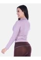 Camiseta Deportiva Manga Larga Cuello Alto Con Licra de Arequipe moda dulce