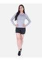 Camiseta Deportiva Manga Larga Cuello Redondo  Jaspeado de Arequipe moda dulce