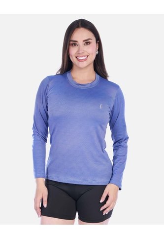Camiseta Deportiva Manga Larga Cuello Redondo  Jaspeado Arequipe moda dulce
